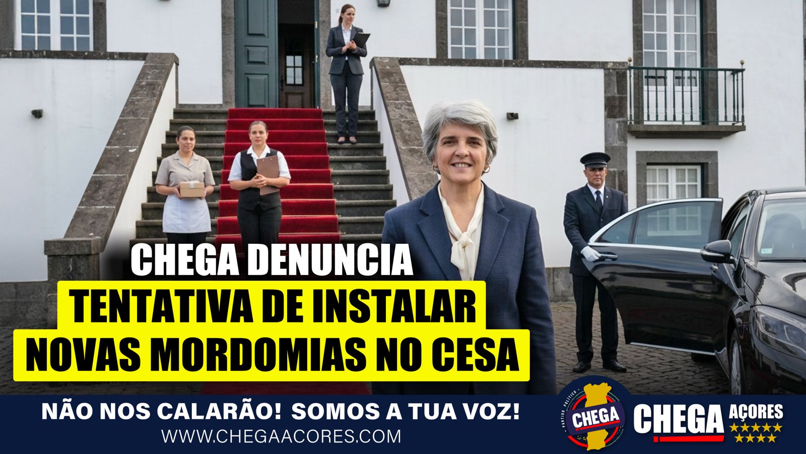 CHEGA DENUNCIA TENTATIVA DE INSTALAR NOVAS MORDOMIAS NO CESA