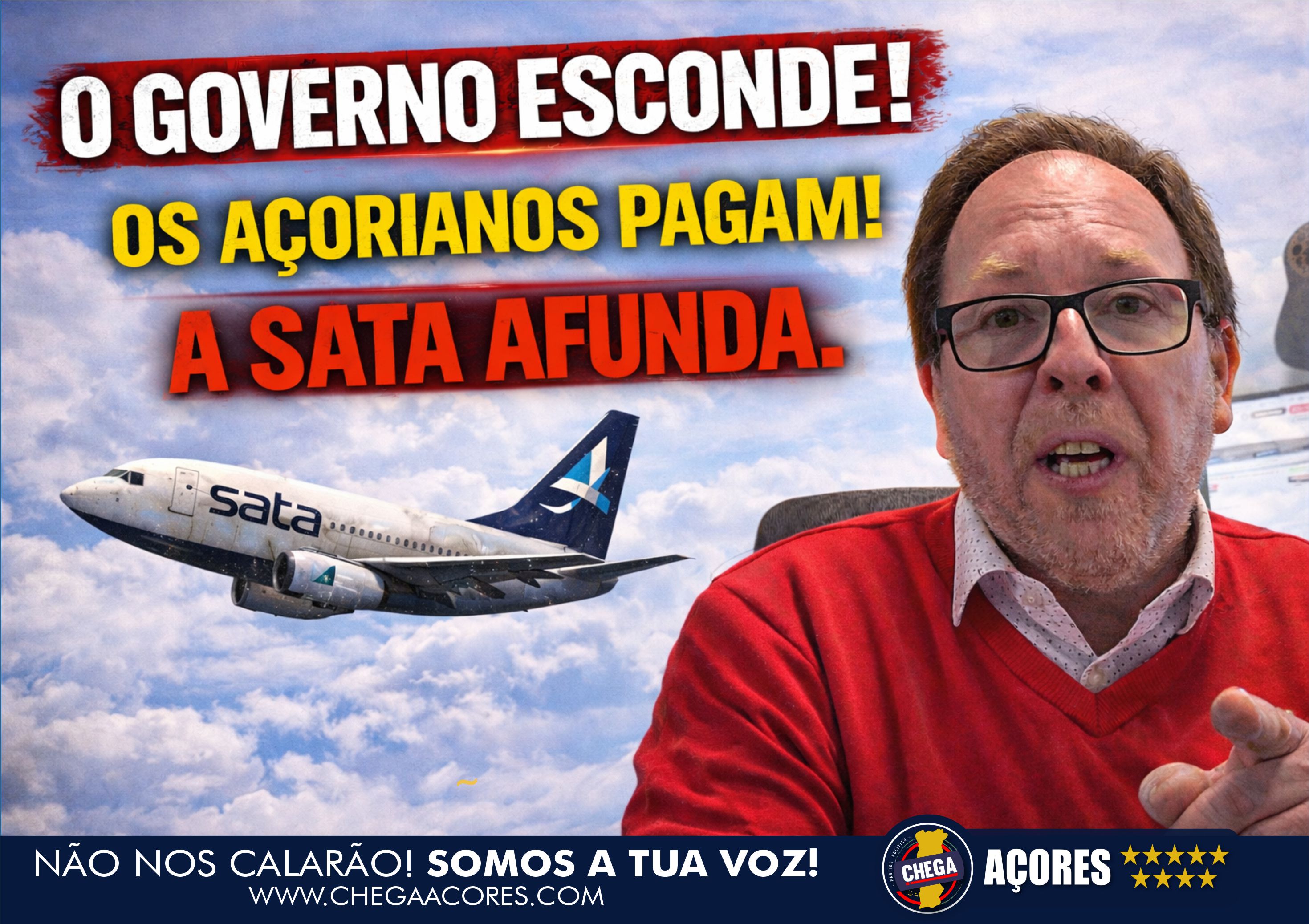 O GOVERNO ESCONDE! OS AÇORIANOS PAGAM! A SATA AFUNDA!