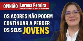OS AÇORES NÃO PODEM CONTINUAR A PERDER OS SEUS JOVENS