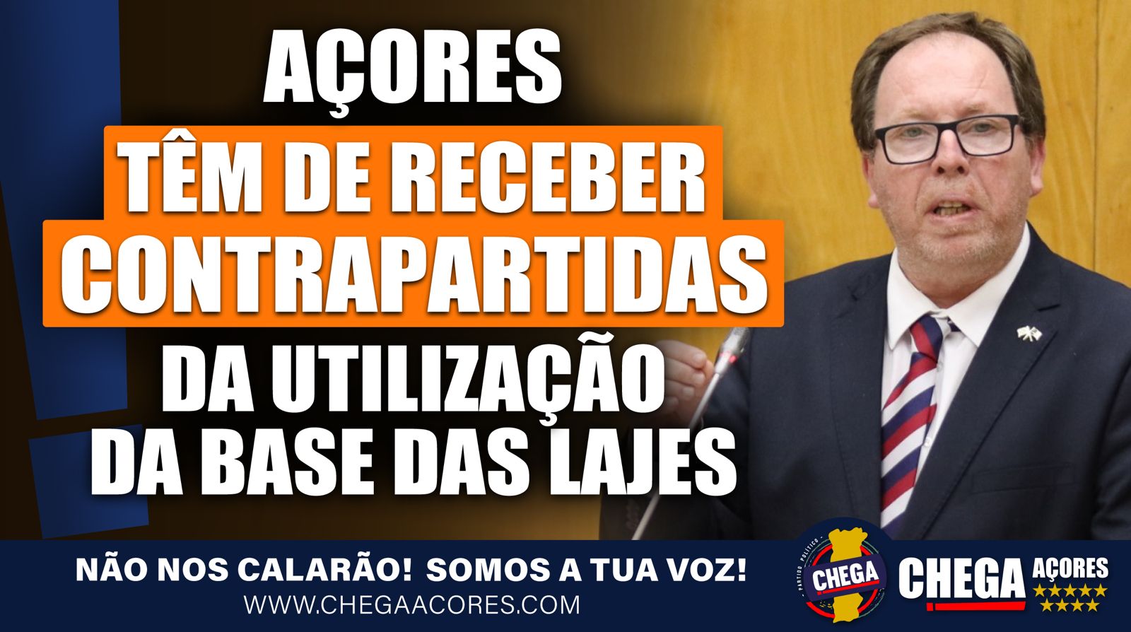 AÇORES TÊM DE RECEBER CONTRAPARTIDAS DA UTILIZAÇÃO DA BASE DAS LAJES