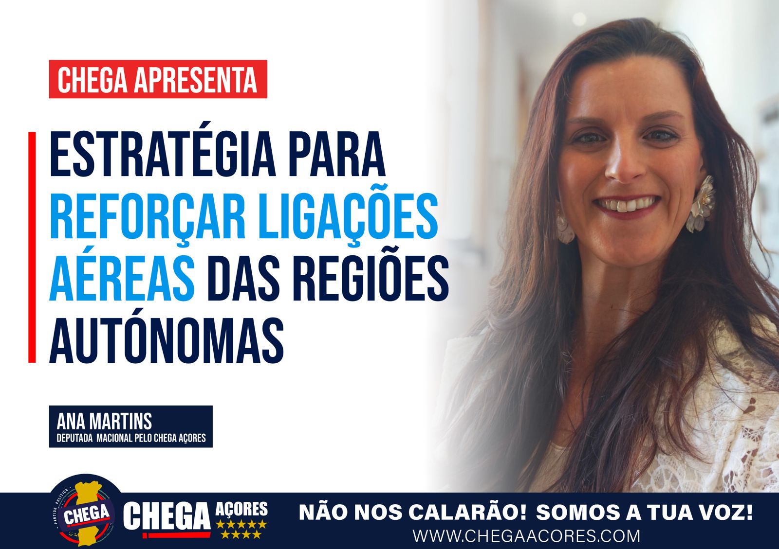 CHEGA APRESENTA ESTRATÉGIA PARA REFORÇAR LIGAÇÕES AÉREAS DAS REGIÕES AUTÓNOMAS