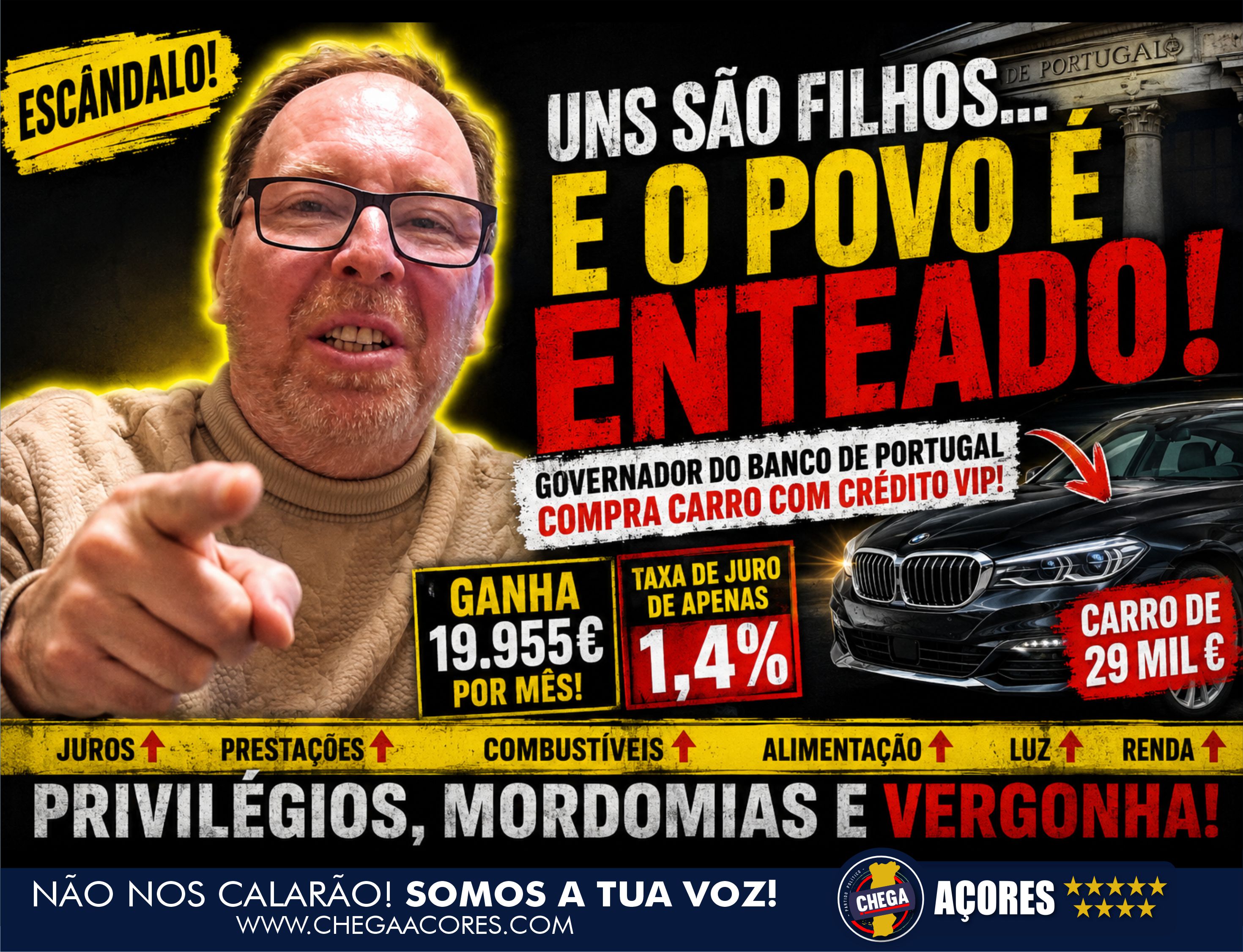 UNS SÃO FILHOS… E O POVO É ENTEADO!