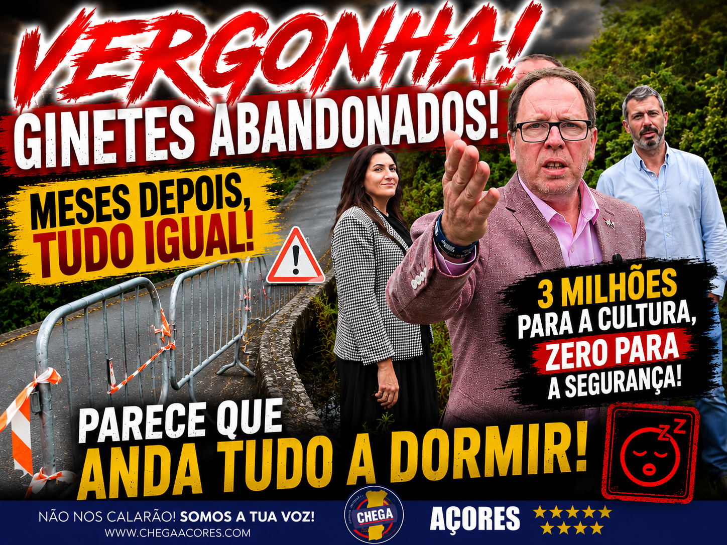 🚨 VERGONHA NOS GINETES: ESTÃO À ESPERA DE UMA TRAGÉDIA? 🚨