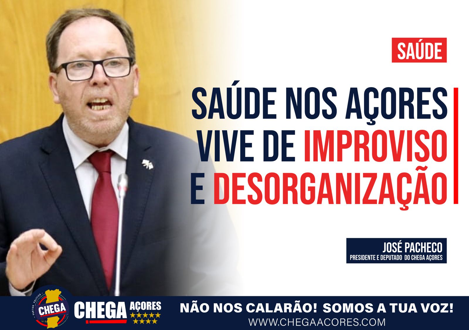 SAÚDE NOS AÇORES VIVE DE IMPROVISO E DESORGANIZAÇÃO