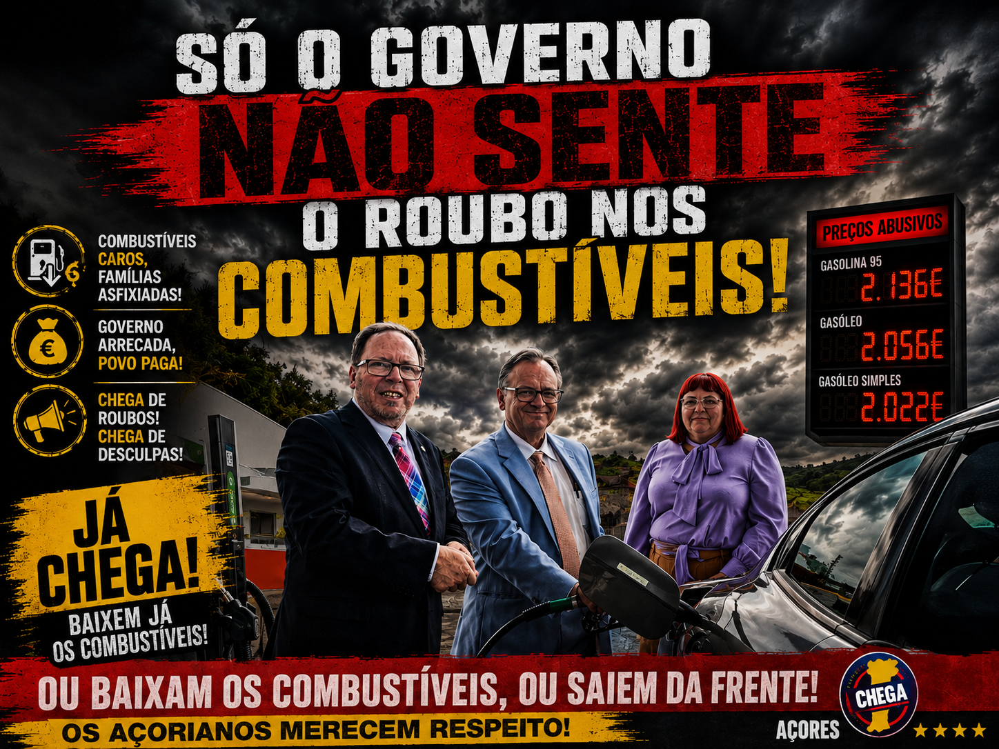 🔥 SÓ O GOVERNO NÃO SENTE O ROUBO NOS COMBUSTÍVEIS 🔥