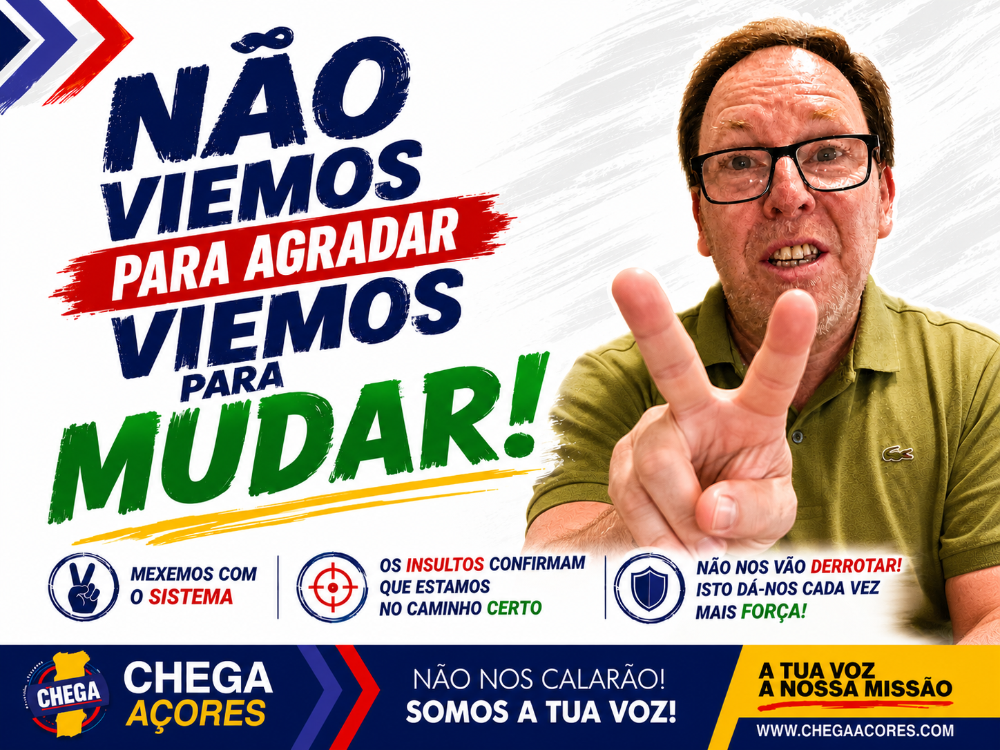 NÃO PRECISAM DE GOSTAR DE NÓS. BASTA OUVIREM O QUE TEMOS PARA DIZER!