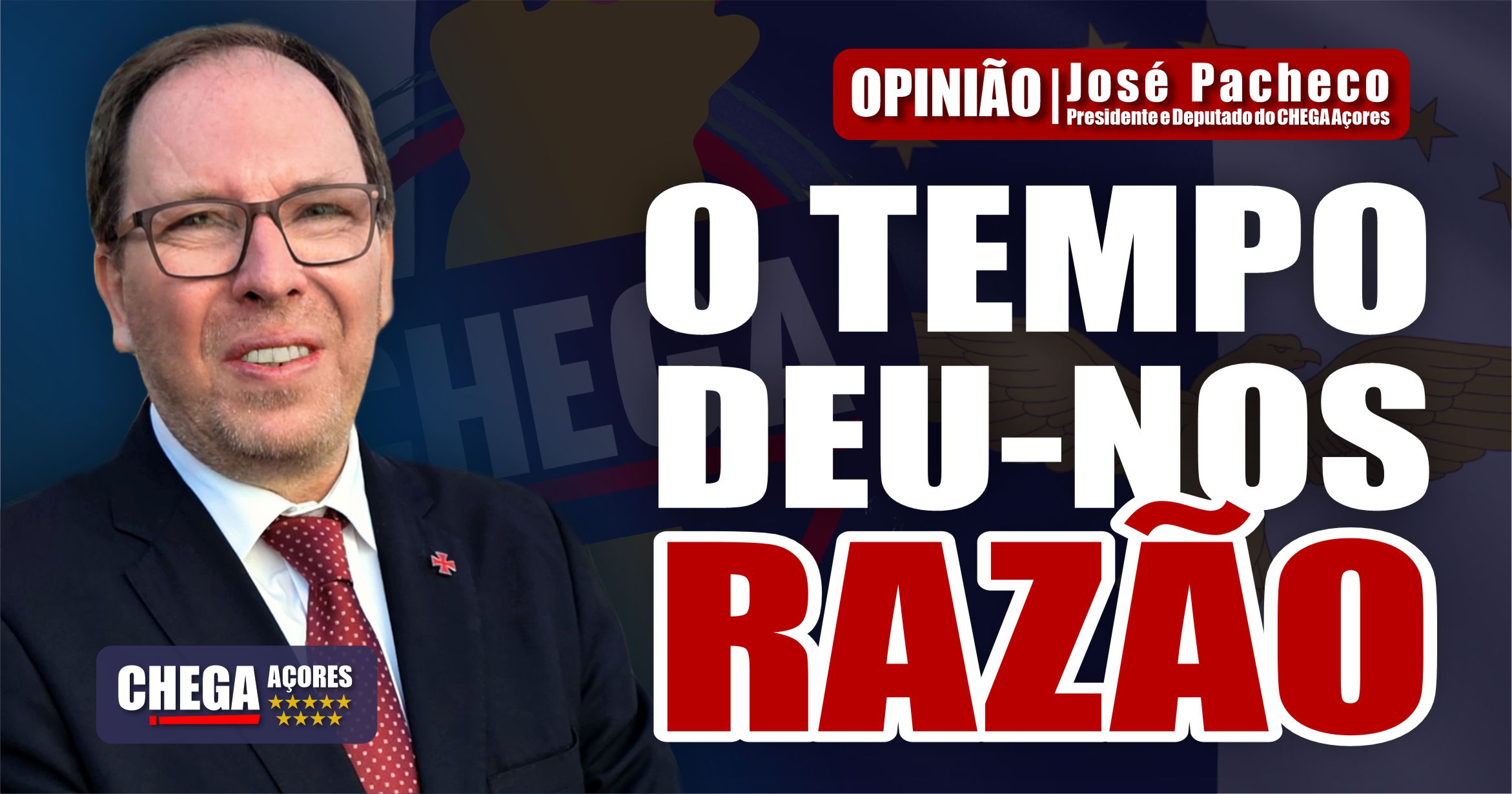 O TEMPO DEU-NOS RAZÃO