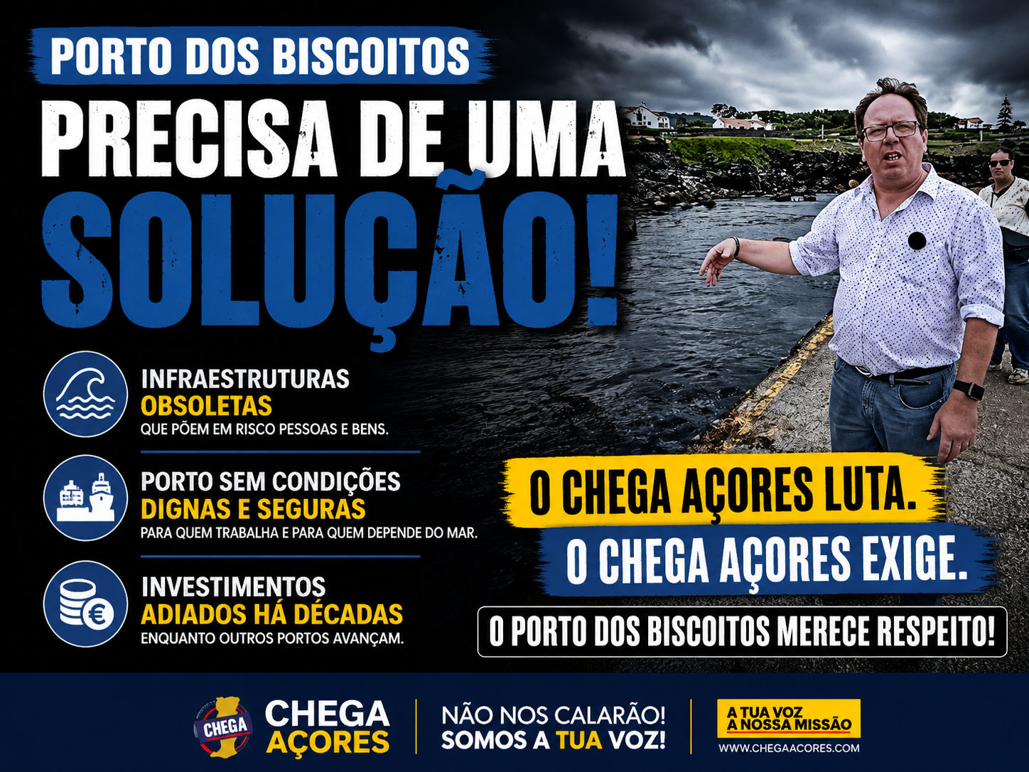 PORTO DOS BISCOITOS PRECISA DE UMA SOLUÇÃO