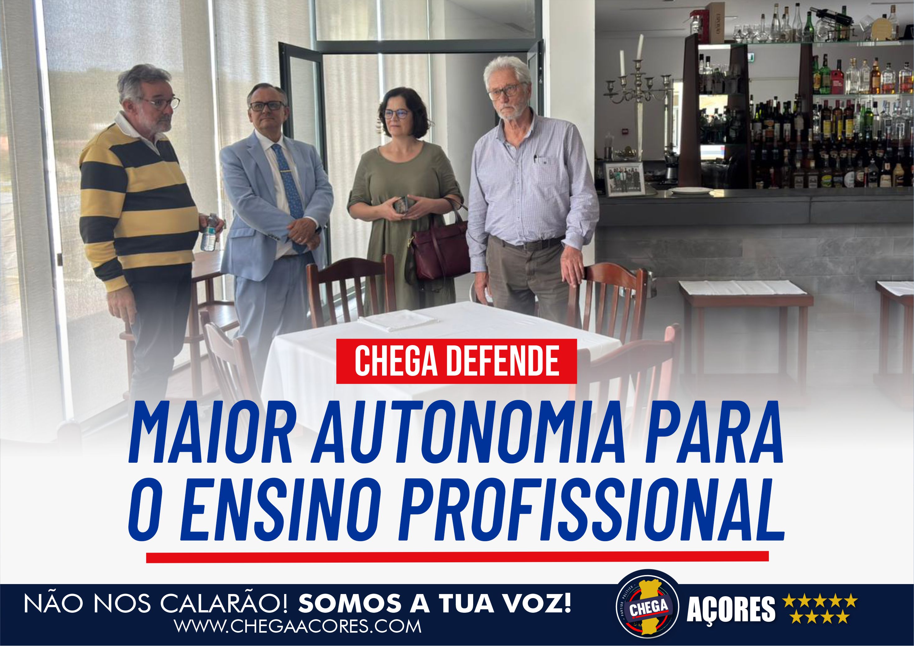 CHEGA DEFENDE MAIOR AUTONOMIA PARA O ENSINO PROFISSIONAL