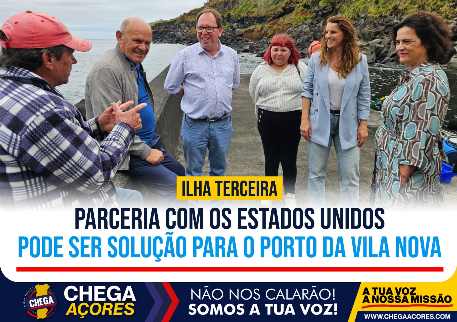PARCERIA COM OS ESTADOS UNIDOS PODE SER SOLUÇÃO PARA O PORTO DA VILA NOVA