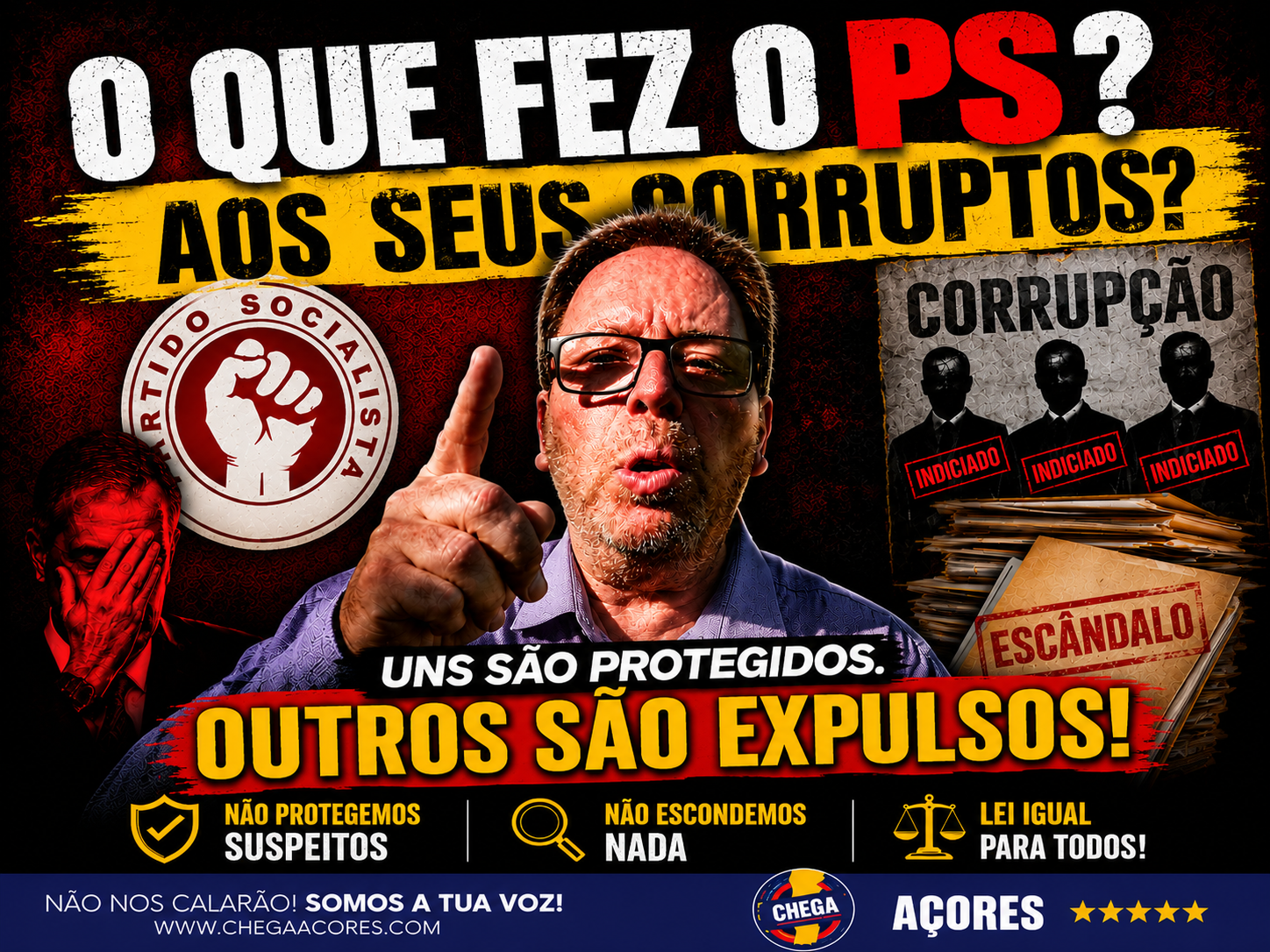 O QUE FAZ O PS AOS SEUS CORRUPTOS?