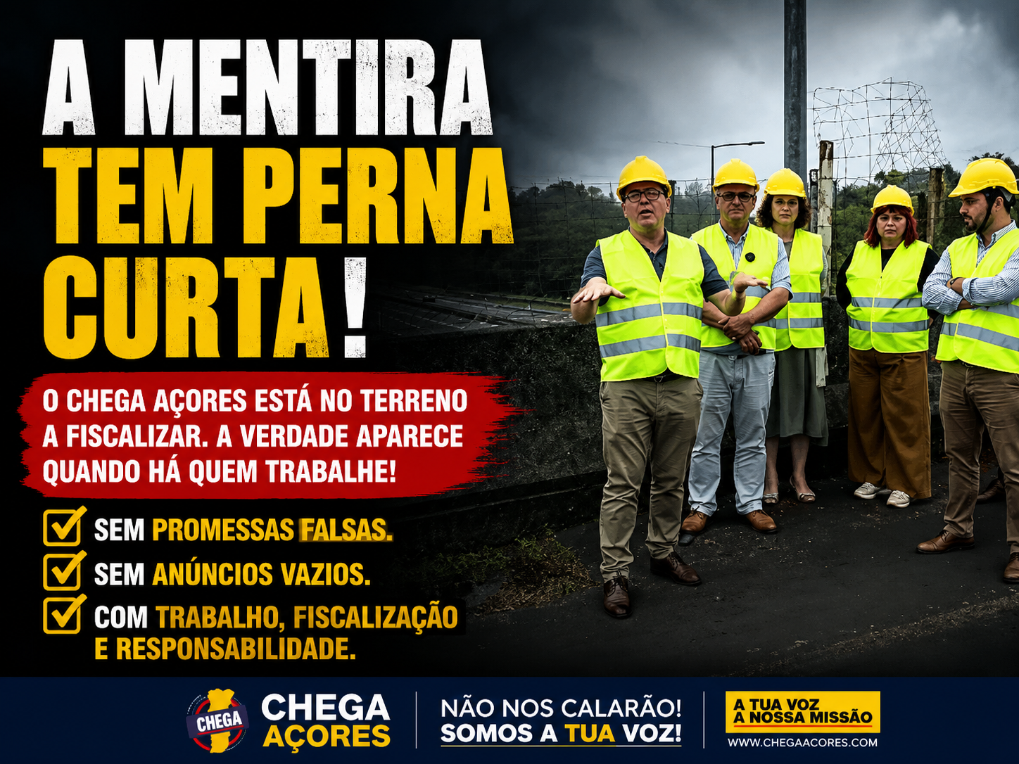 A MENTIRA TEM PERNA CURTA